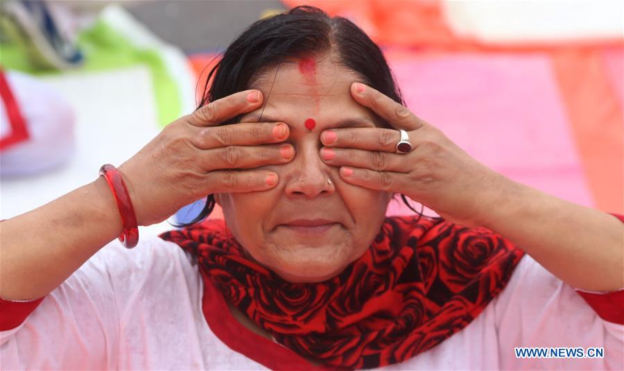 NEPAL-KATHMANDU-INTERNATIONAL YOGA DAY