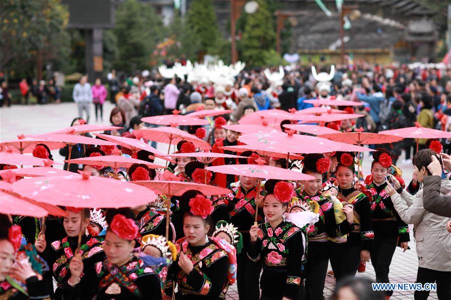 #CHINA-GUIZHOU-MIAO ETHNIC GROUP-NEW YEAR-CELEBRATION (CN)