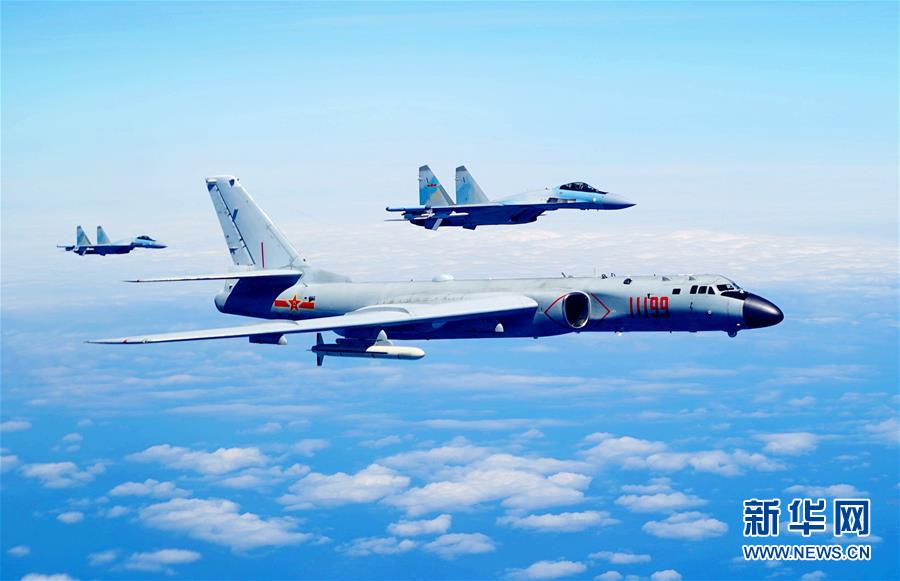 （圖文互動(dòng)）（1）空軍發(fā)布宣傳片展現(xiàn)殲-20、蘇-35、轟-6K海上新航跡