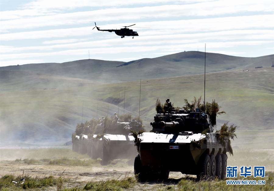 (國際·圖文互動)(5)“東方-2018”戰(zhàn)略演習中俄聯(lián)合戰(zhàn)役演練正式開始