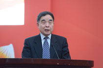 全國人大教科文衛(wèi)委員會主任委員、清華大學新聞出版學院院長柳斌杰致辭