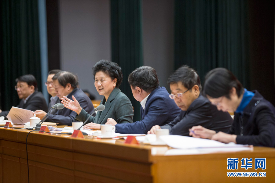 1月16日，中共中央政治局委員、國(guó)務(wù)院副總理劉延?xùn)|在北京出席&ldquo;加強(qiáng)和改進(jìn)新形勢(shì)下高校思想政治工作專(zhuān)題研討班&rdquo;開(kāi)班式。 新華社記者崔新鈺 攝