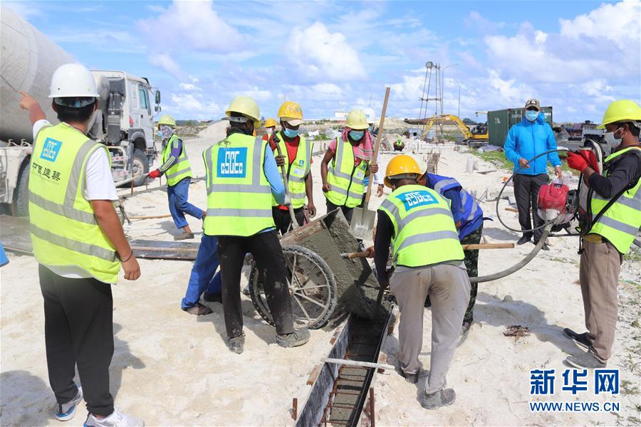 （國際&middot;圖文互動(dòng)）（1）中企助力建設(shè)馬爾代夫抗疫設(shè)施