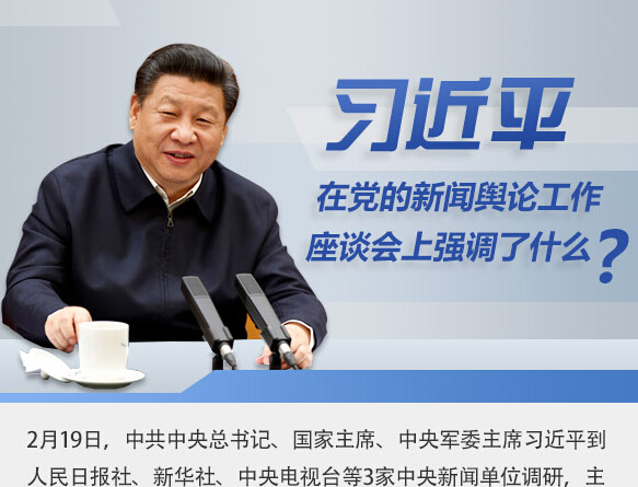 習(xí)近平在黨的新聞輿論工作座談會上強(qiáng)調(diào)了什么？