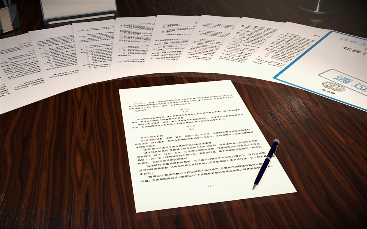 2006年12月，《殘疾人權(quán)利公約》在聯(lián)合國大會(huì)獲得通過