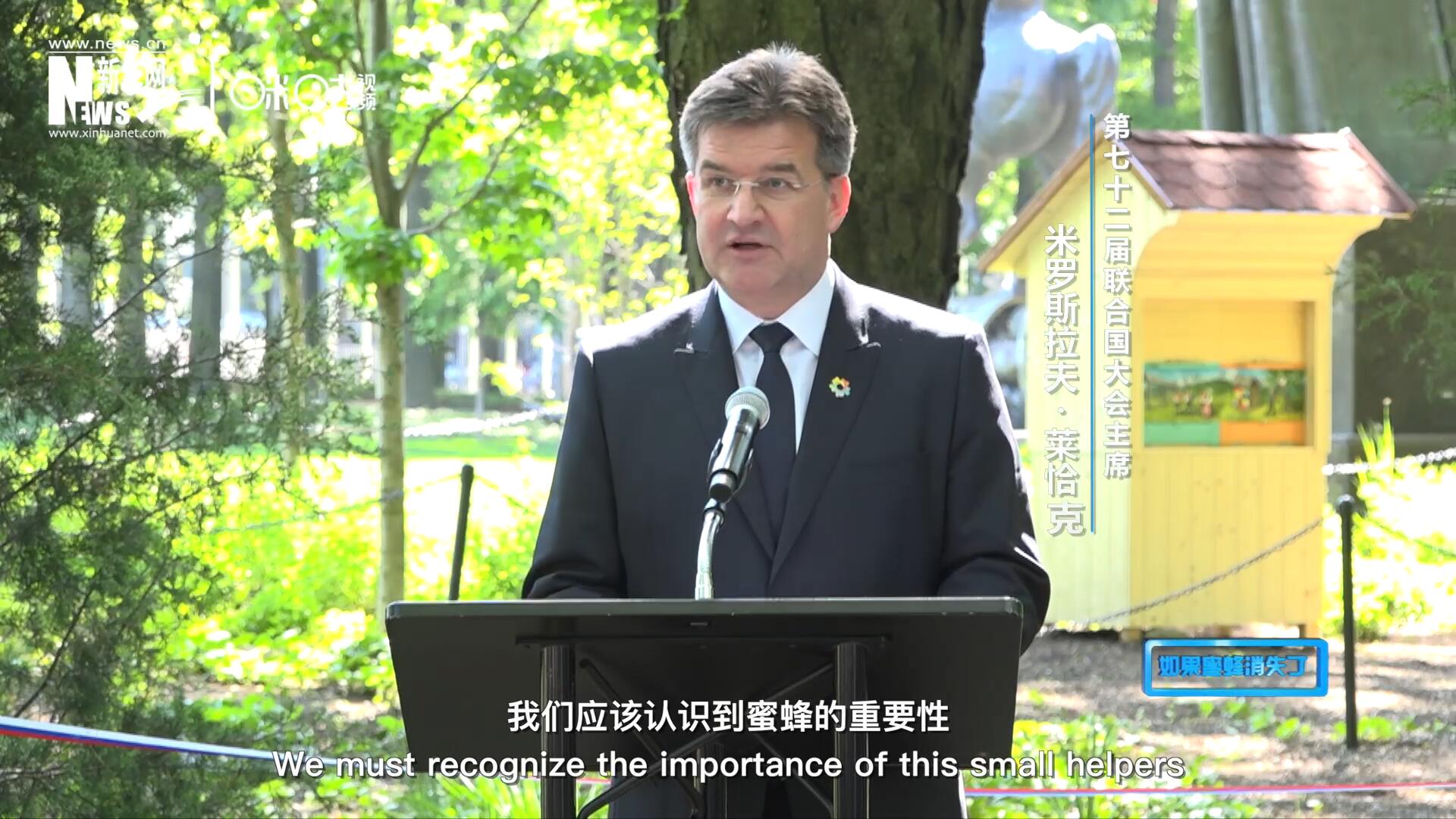 我們應(yīng)該認(rèn)識到蜜蜂的重要性，所以我們用&ldquo;世界蜜蜂日&rdquo;提高大家保護蜜蜂的意識，并且用實際行動去保護蜜蜂