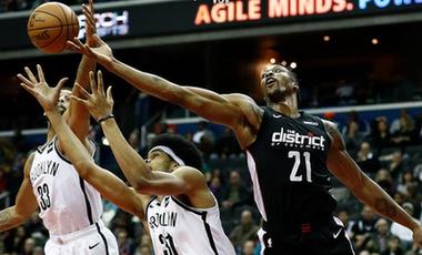 籃球&mdash;&mdash;NBA常規(guī)賽：籃網(wǎng)勝奇才