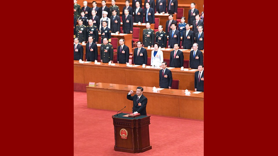 習(xí)近平當(dāng)選國家主席、中央軍委主席