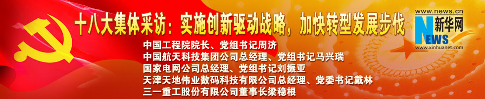 十八大集體采訪：實施創(chuàng)新驅(qū)動戰(zhàn)略，加快轉(zhuǎn)型發(fā)展步伐