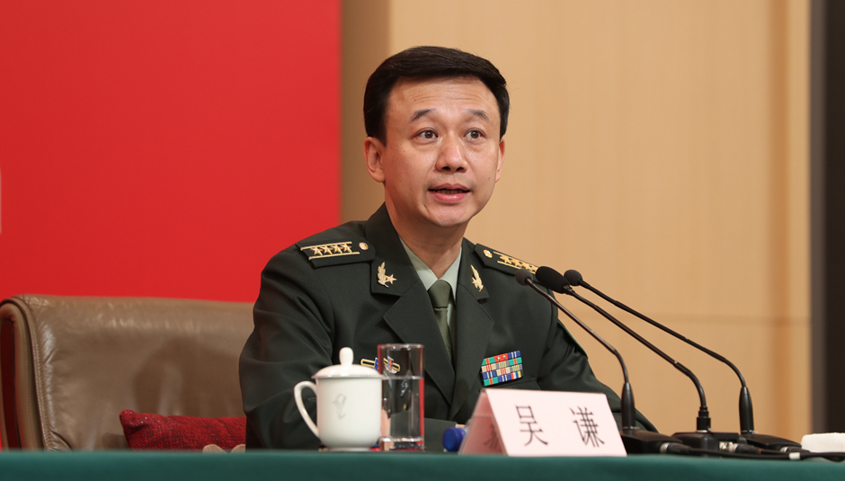 國防部新聞局局長、國防部新聞發(fā)言人吳謙大校介紹相關情況