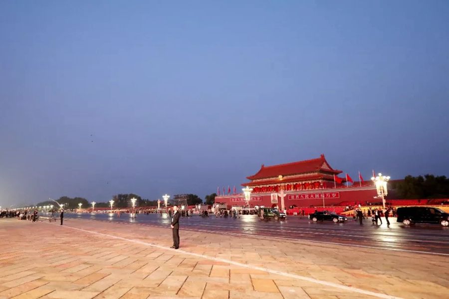 這就是今天早上的北京！