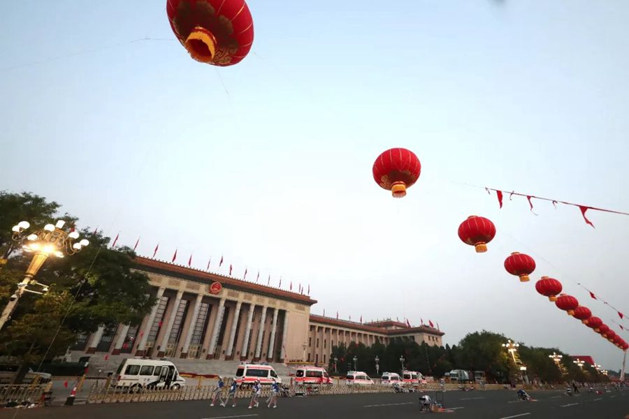 這就是今天早上的北京！