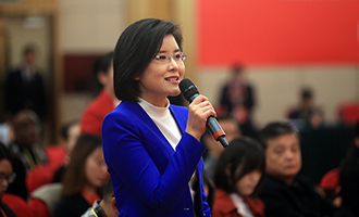 中央電視臺、中國國際電視臺記者提問