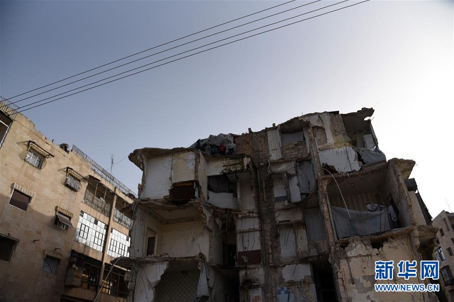 （國(guó)際&middot;圖文互動(dòng)）（6）上學(xué)夢(mèng)何處安放&mdash;&mdash;敘利亞女孩阿明娜的危樓生活