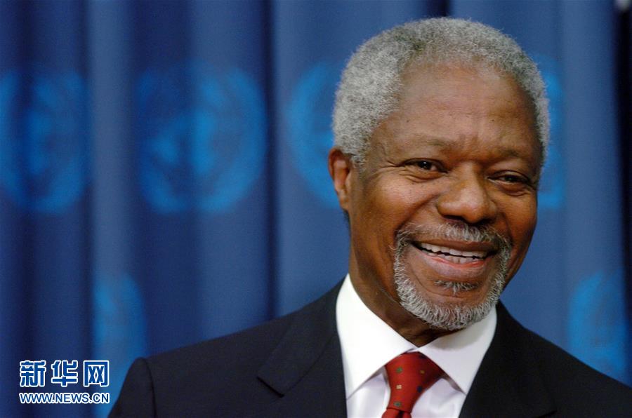 (國(guó)際)(1)聯(lián)合國(guó)前秘書長(zhǎng)科菲·安南去世