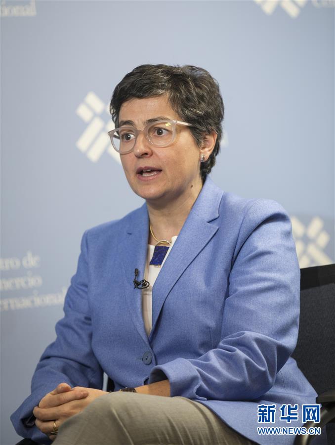 (國際·“一帶一路”高峰論壇·圖文互動)專訪:“一帶一路”助力全球中小企業(yè)參與國際貿(mào)易——訪國際貿(mào)易中心執(zhí)行主任岡薩雷斯