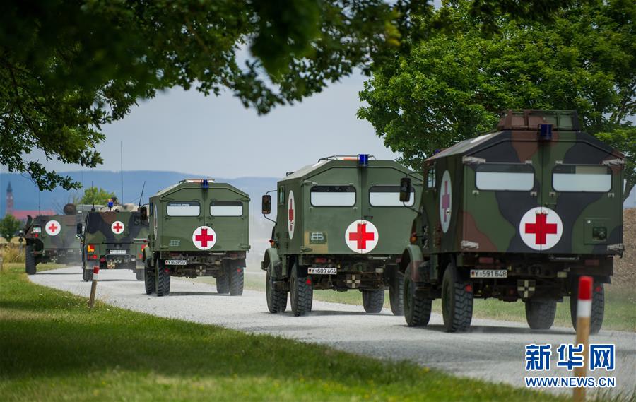 (國際·圖文互動)(4)中德“聯(lián)合救援—2019”衛(wèi)勤實(shí)兵聯(lián)合演習(xí)開始整合訓(xùn)練