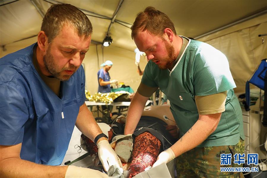 （國際&middot;圖文互動）（5）&ldquo;共同的理念，讓合作更深入更順暢&rdquo;&mdash;&mdash;走進(jìn)中德&ldquo;聯(lián)合救援-2019&rdquo;衛(wèi)勤實兵聯(lián)合演習(xí)德方野戰(zhàn)二級醫(yī)院