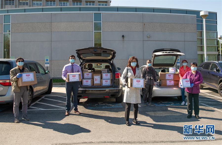 （國際疫情&middot;圖文互動）（1）通訊：你們的支持溫暖人心&mdash;&mdash;記在美華人向當?shù)蒯t(yī)護人員捐助防疫物資