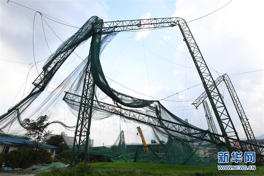 （國際）（6）超強(qiáng)臺風(fēng)&ldquo;美莎克&rdquo;過境韓國致1死1傷