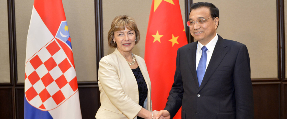李克強會見克羅地亞總理代表、第一副總理兼外長普希奇