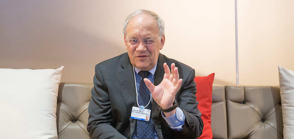 瑞士希望搭乘中國發(fā)展的&ldquo;快車&rdquo;&mdash;&mdash;訪瑞士聯(lián)邦委員兼經(jīng)濟(jì)、教研部長施奈德－阿曼