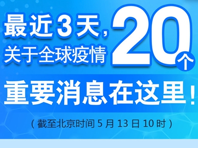 【圖解】最近3天，關于全球疫情20個重要消息在這里！