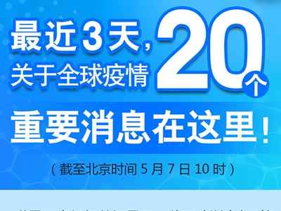 【圖解】最近3天，關于全球疫情20個重要消息在這里！