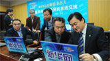 新華社副總編輯彭樹杰、新華網總裁田舒斌指揮報道